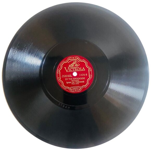 Ignace Jan Paderewski - The Prophet Bird/By The Brookside - 1426 Victrola 78rpm - Picture 3 of 4